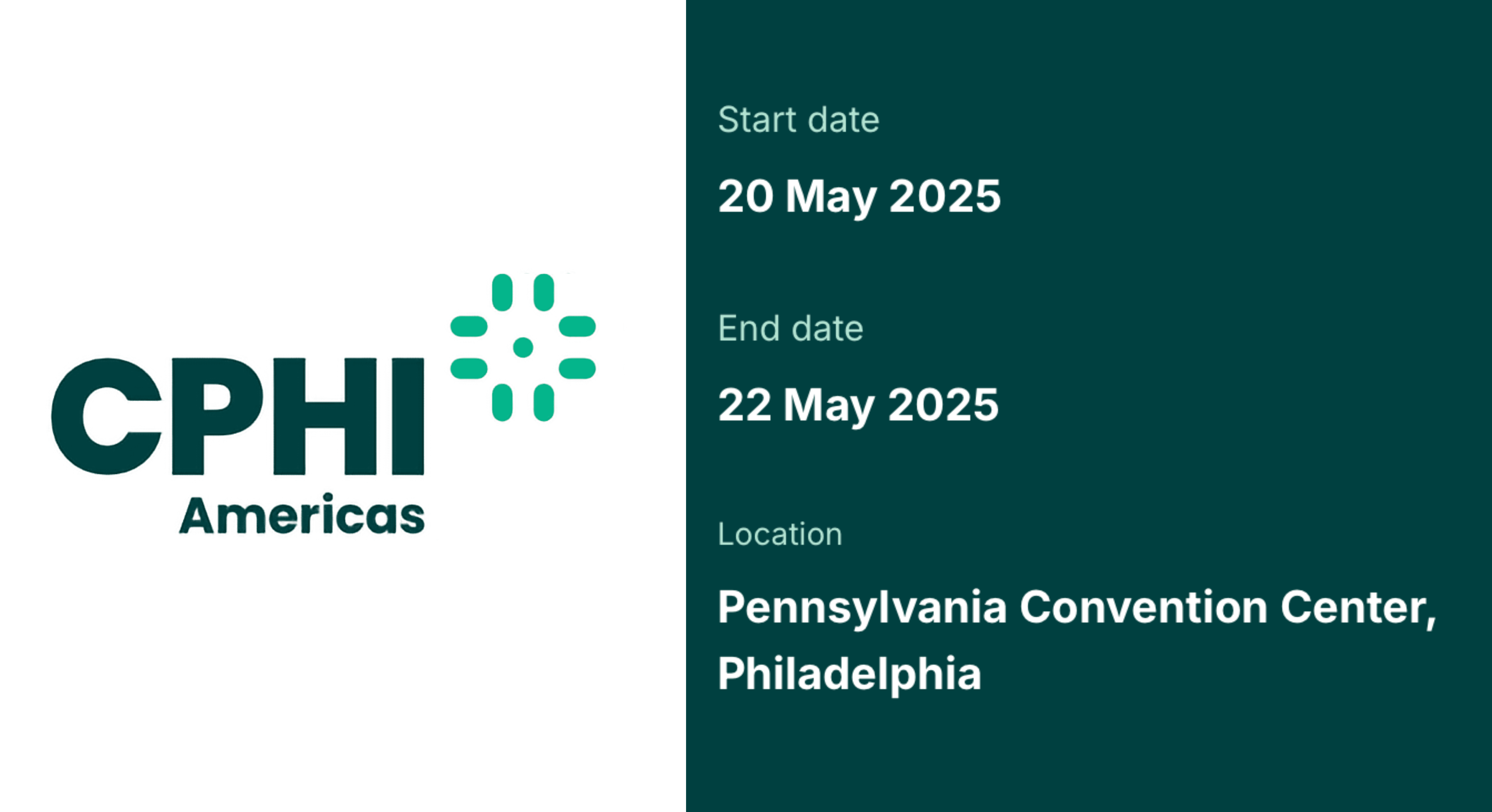 Medpharm will be at CPHI Americas in Philadelphia