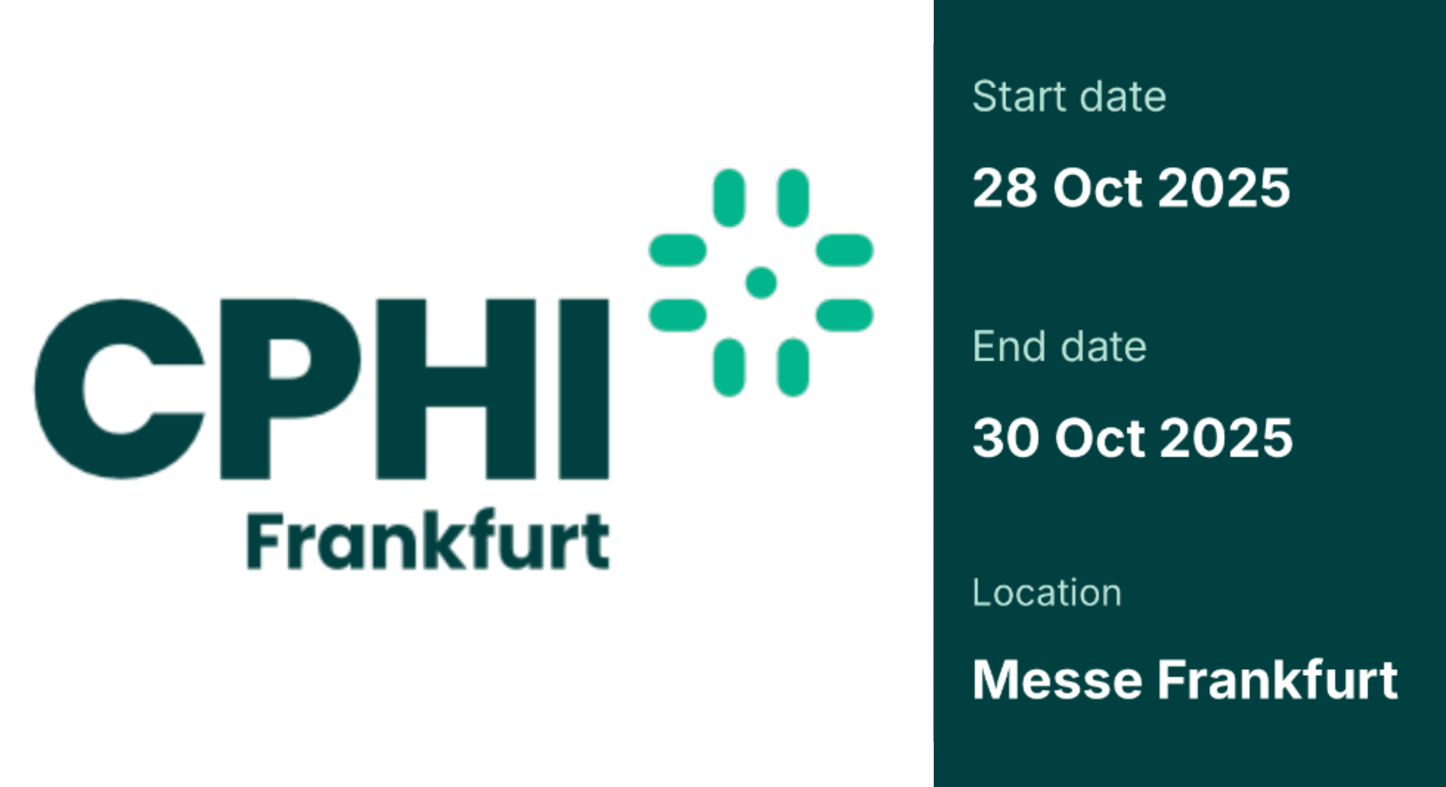 Medpharm will be at CPHI Frankfurt 2025 – Booth #6.0F83